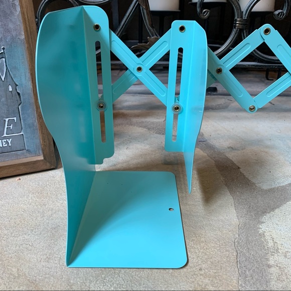 Dinosaur Blue Adjustable Bookends Desktop Bookshelf - Picture 8 of 16